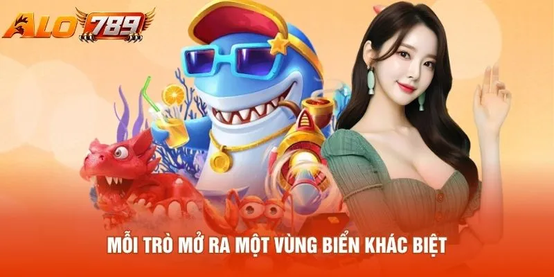Mỗi trò mở ra một vùng biển khác biệt